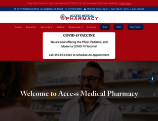 accessmedpharmacy.com screenshot