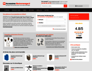 accessoires-electromenager.fr screenshot
