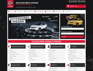accessoires-nissan.fr screenshot