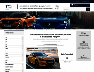 accessoires-peugeot-midiauto.com screenshot