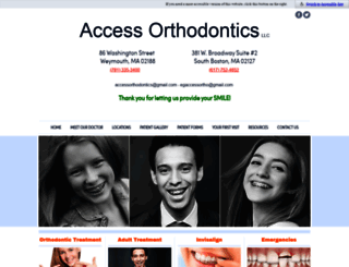 accessorthodontics.com screenshot