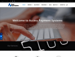 accesspaymentsystems.com screenshot