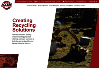 accessrecycling.com.au screenshot