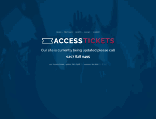 accesstickets.com screenshot