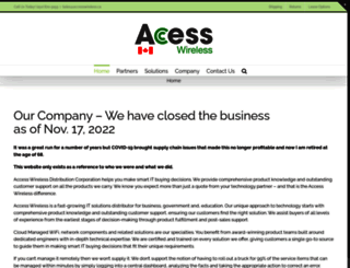 accesswireless.ca screenshot