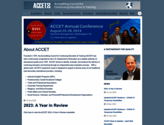 accet.org screenshot