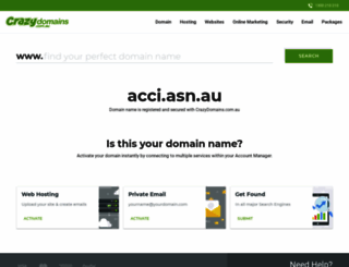 acci.asn.au screenshot