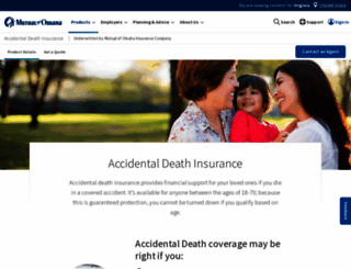 accidentinsurance.mutualofomaha.com screenshot