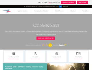 accidentsdirect.com screenshot