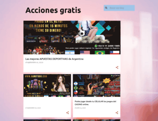 accionesgratis.com screenshot