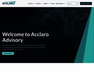 acclaro-advisory.com screenshot