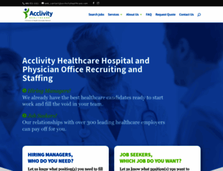acclivityhealthcare.com screenshot
