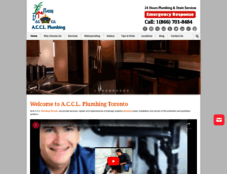 acclplumbing.com screenshot