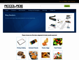 accolade-packaging.co.nz screenshot