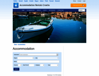 accommodation-rentals-croatia.com screenshot