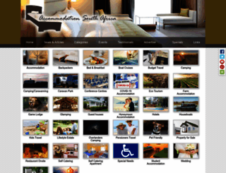 accommodation-south-africa.net screenshot