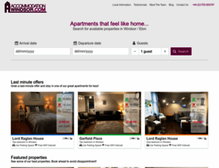 accommodation-windsor.com screenshot