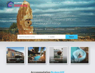 accommodationbrokenhill.com screenshot