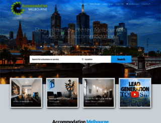 accommodationmelbourne.com.au screenshot