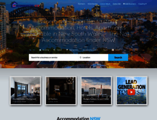 accommodationnsw.com.au screenshot