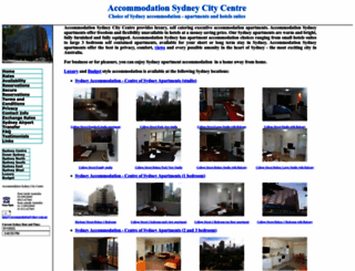 accommodationsydney.com.au screenshot