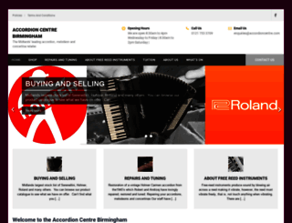 accordioncentre.com screenshot