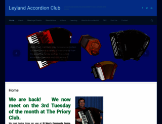 accordionclub.co.uk screenshot