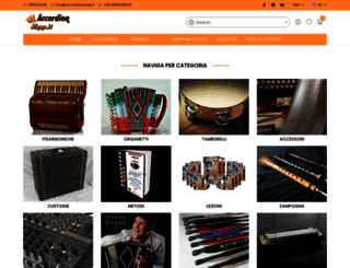 accordionshop.it screenshot