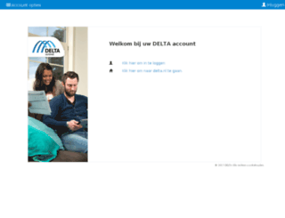 account.delta.nl screenshot