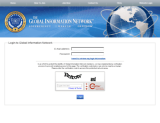 account.globalinformationnetwork.com screenshot