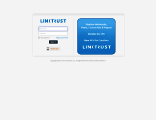 account.linktrust.com screenshot