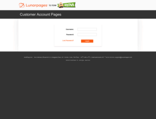 account.lunarpages.com screenshot