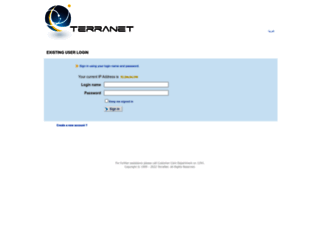 account.terra.net.lb screenshot