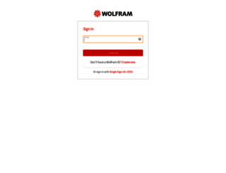 account.wolfram.com screenshot