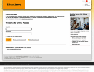 accountaccess.edwardjones.ca screenshot