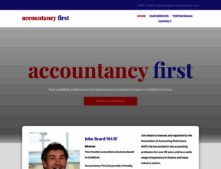 accountancy-first.co.uk screenshot