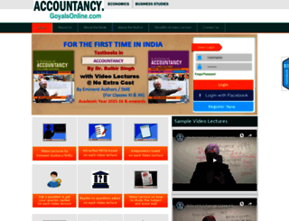 accountancy.goyalsonline.com screenshot