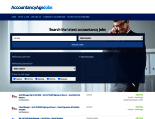 accountancyagejobs.com screenshot