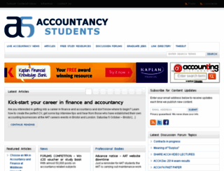 accountancystudents.co.uk screenshot