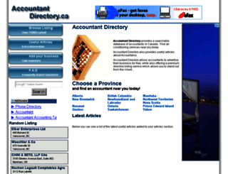 accountant-directory.ca screenshot