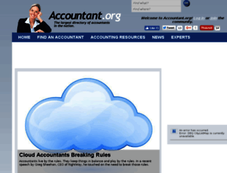 accountant.org screenshot