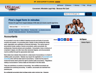 accountants.uslegal.com screenshot