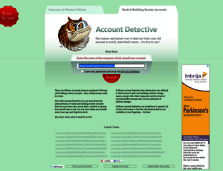 accountdetective.co.uk screenshot