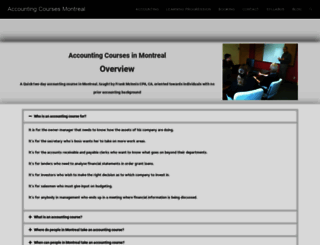 accountingcoursesmontreal.com screenshot