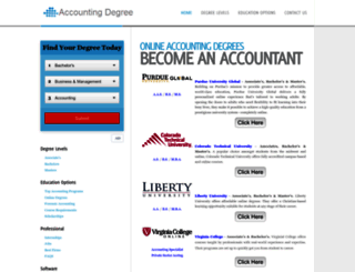 accountingdegree.net screenshot