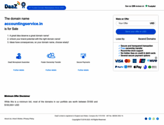 accountingservice.in screenshot