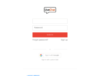accounts.livechatinc.com screenshot