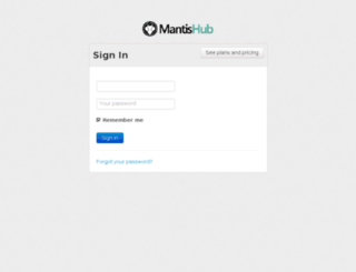 accounts.mantishub.com screenshot