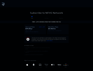 accounts.nfhsnetwork.com screenshot