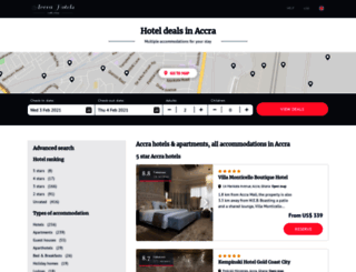 accra-hotels.com screenshot